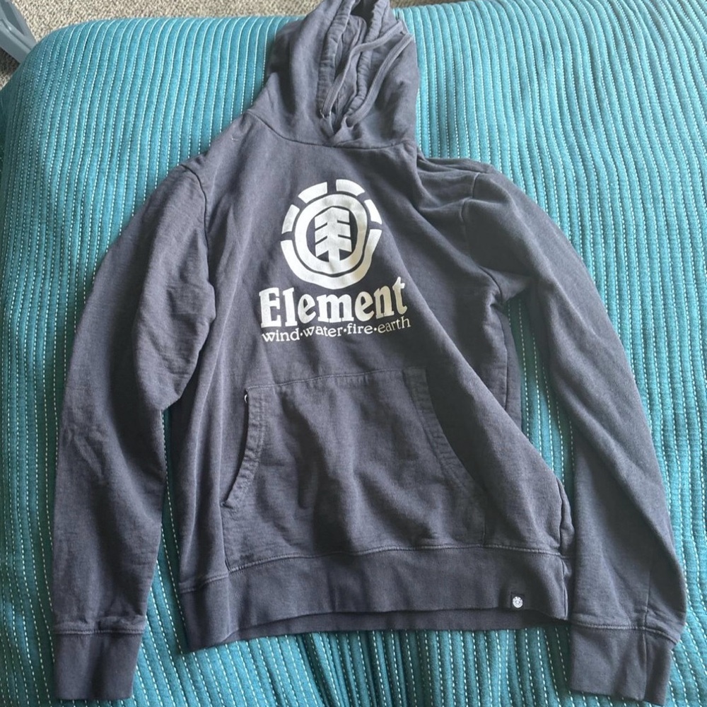 🌍🔥🛹Element Skateboard Charcoal Hoodie- Trendy! Perfect for anti-jacket kids!